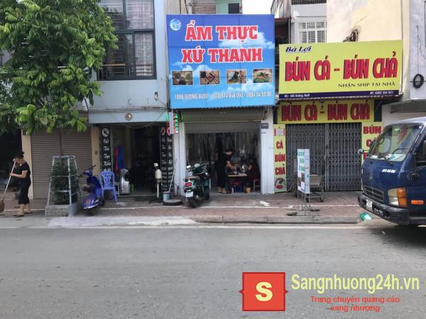 Cần sang nhanh quán ăn bún chả bánh cuốn - món ăn xứ Thanh tại quận Ba Đình, Hà Nội.