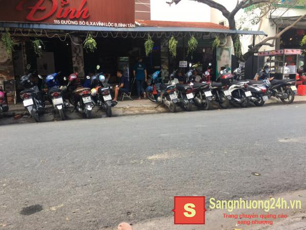 Sang quán cafe mặt tiền đường số 6, KCN Vĩnh Lộc, Vĩnh lộc B, Bình Tân.