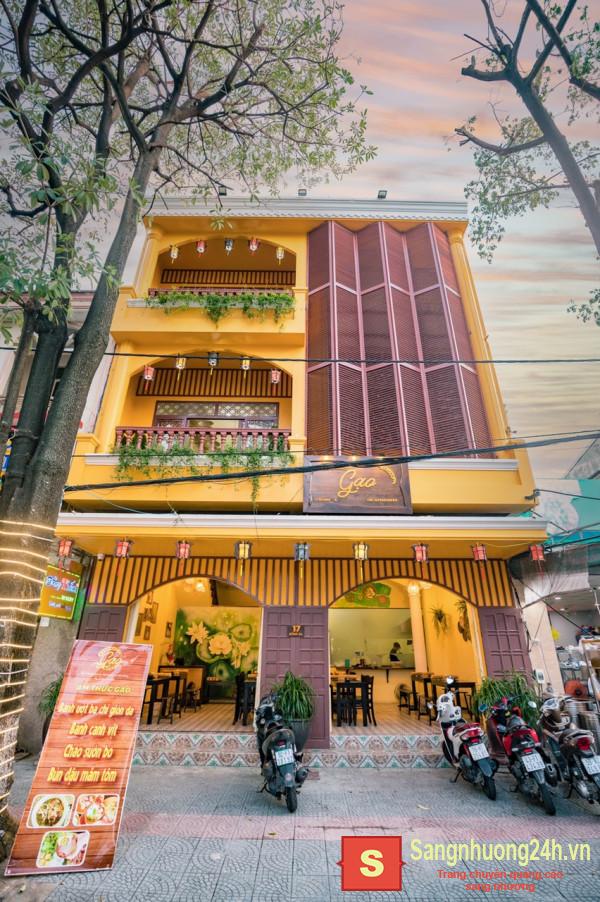 Sang nhượng mặt bằng quán ăn nằm mặt tiền đường lớn, trung tâm quận Hải Châu, Đà Nẵng.