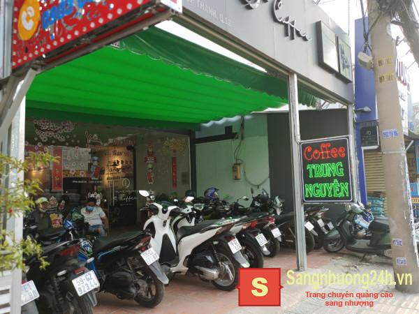 Sang nhượng quán cafe nằm mặt tiền đường Nguyễn Ảnh Thủ, phường Hiệp Thành, quận 12.