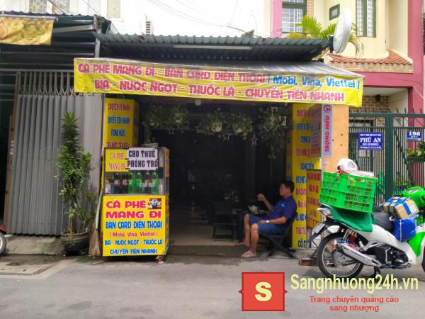 Sang Nhượng Quán Cafe Nằm Mặt Tiền Đường Số 1, Phường 13, Quận Gò Vấp.