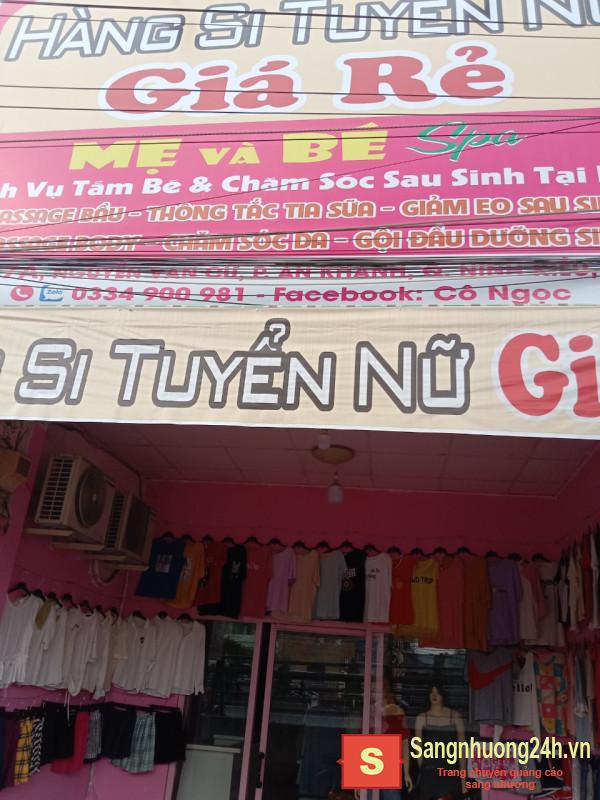 Sang Shop Thời Trang Mặt Tiền Đường Nguyễn Văn Cừ Quận Ninh Kiều Thành Phố Cần Thơ.