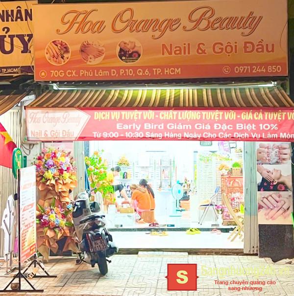 Sang Nhượng Tiệm Nail & Gội Đầu Ở Trung Tâm Quận 6