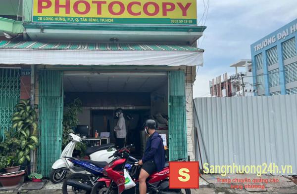 Sang Nhượng Tiệm Photocopy Ngay Trường Đại Học Huflit - Ngoại Ngữ - Tin Học 