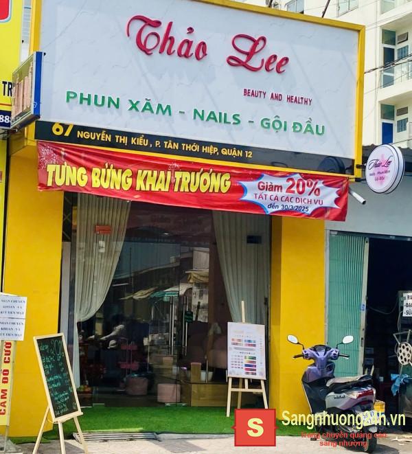 Sang Nhượng Tiệm Nail - Phun Xăm - Gội Đầu Tại Quận 12