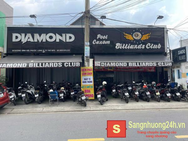 Cần Sang Nhượng CLB Bida Ở Trung Tâm Thủ Đức