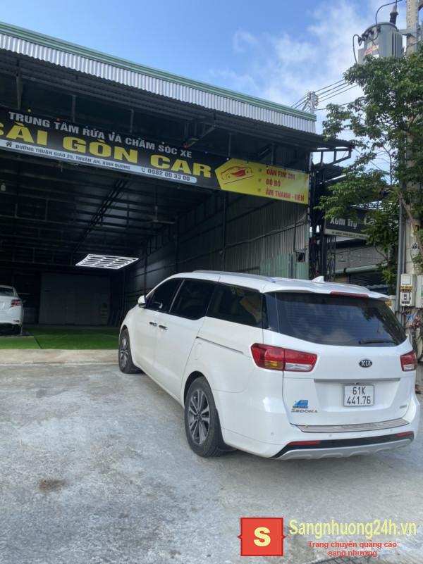 Sang tiệm rửa - sửa xe