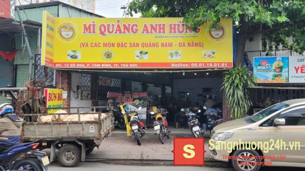 Cần Sang Nhượng Quán Phở + Mì Quảng + Cơm Trưa