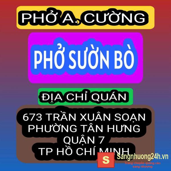 Sang quán phở - hủ tiếu