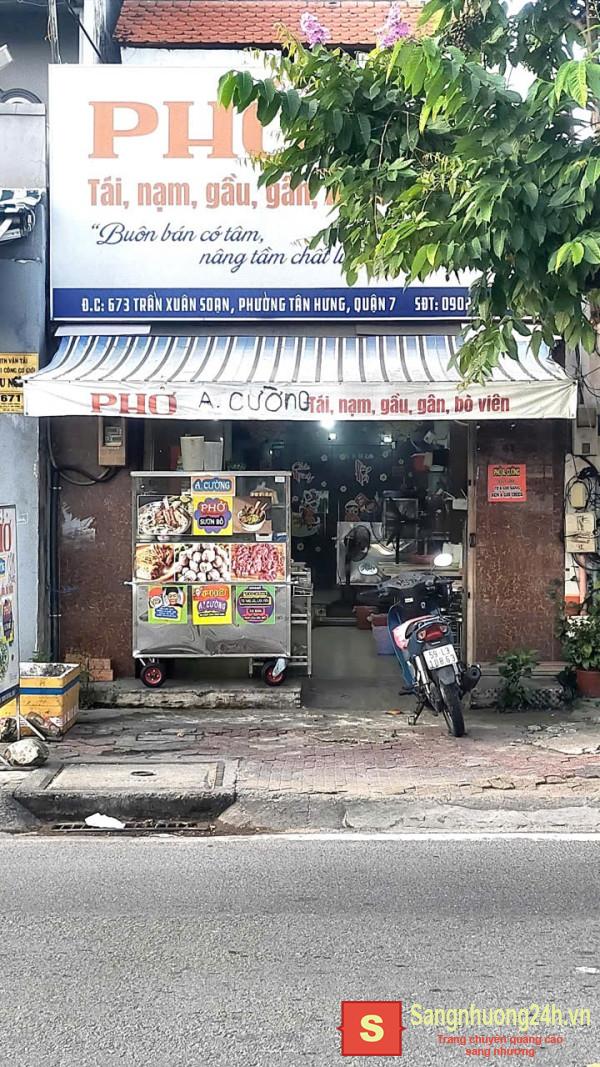 Cần Sang Nhượng Quán Phở Ở Trung Tâm Quận 7