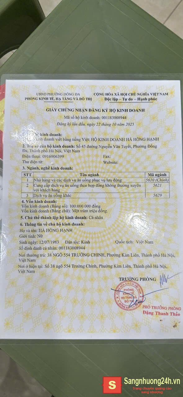 Sang quán ăn - nhậu