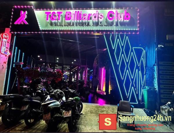 Sang Nhượng Câu Lạc Bộ Bida Ở Trung Tâm Hóc Môn
