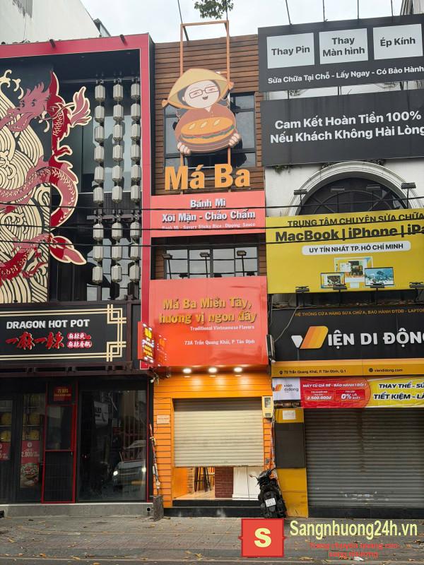 SANG MẶT BẰNG VÀ TOÀN BỘ ĐỒ DÙNG TIỆM HOẶC CHO THUÊ LẠI