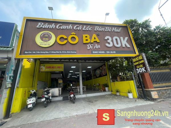 SANG NHƯỢNG QUÁN BÚN – BÁNH CANH DOANH THU ỔN ĐỊNH TẠI DĨ AN