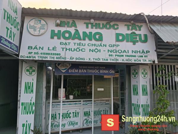 SANG NHƯỢNG NHÀ THUỐC ĐANG HOẠT ĐỘNG ỔN ĐỊNH – VÀO LÀ KINH DOANH NGAY 